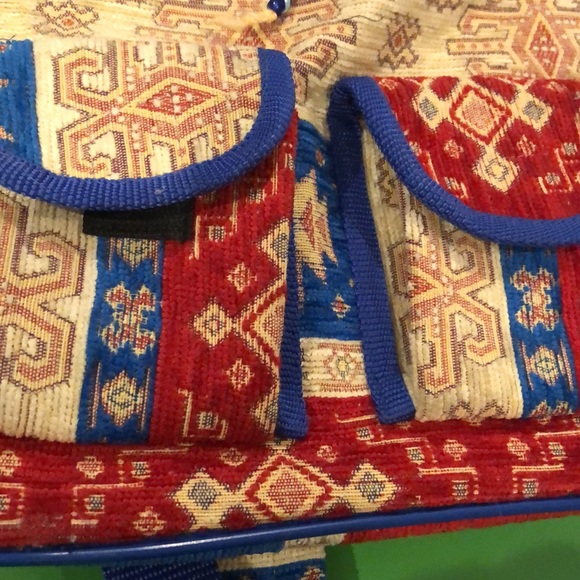 Turkis Tapestry Mini Backpack - Picture 3 of 5